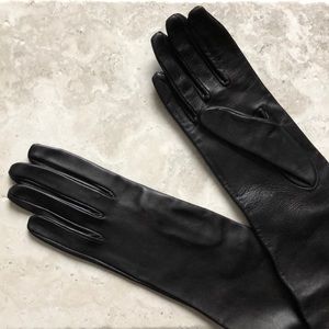 NWT Talbots Black Leather Gloves